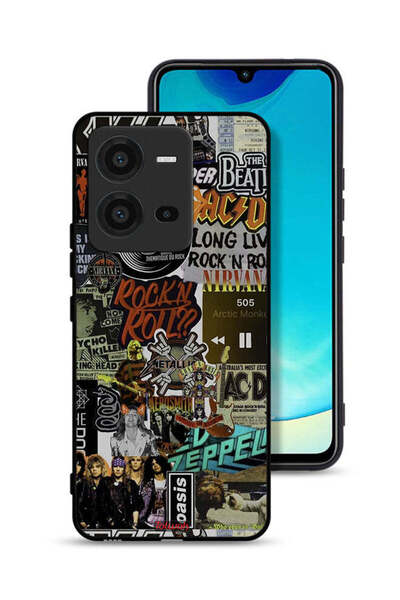 Tolwak غطاء حماية لهاتف Vivo V25 5G، تحيا موسيقى الروك أند رول