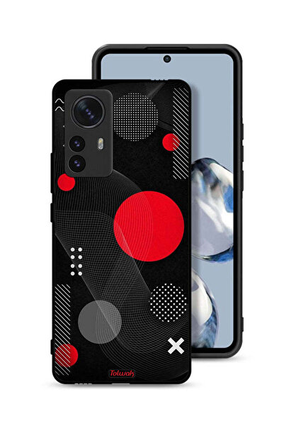 Tolwak غطاء حماية لهاتف شاومي 12S برو بنمط دائري ومتقاطع
