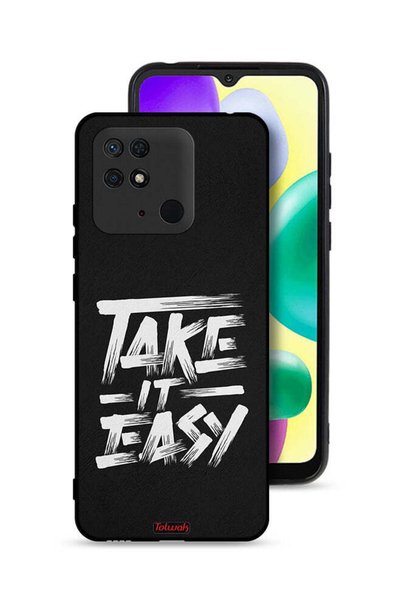 Tolwak Xiaomi Redmi 10C Protective Case Cover Take It Easy