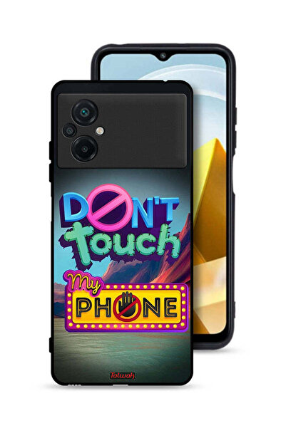 Tolwak جراب حماية لهاتف Xiaomi Poco M5 4G، لا تلمس هاتفي