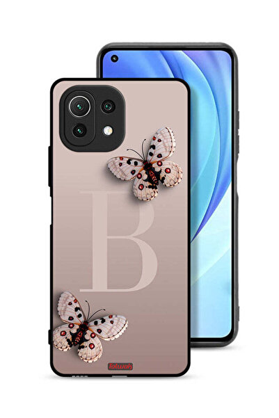 Tolwak غطاء حماية لهاتف شاومي مي 11 لايت بنقشة فراشات