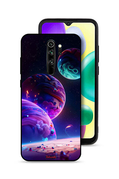 Tolwak غطاء حماية لهاتف شاومي ريدمي نوت 8 برو بنمط كوكبي