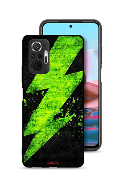 Tolwak غطاء حماية لهاتف شاومي ريدمي نوت 10 برو 4G بنمط كهربائي