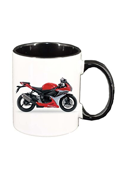 INOVATIX Cana alba personalizata, Motor, interior negru, D41, INOVATIX®. 330ml