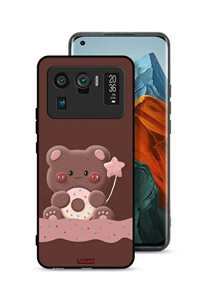 Tolwak غطاء حماية لهاتف شاومي مي 11 ألترا بتصميم دب الدونات