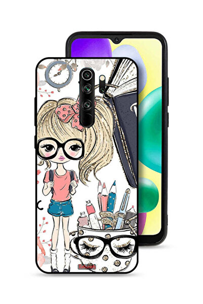 Tolwak غطاء حماية لهاتف شاومي ريدمي نوت 8 برو بتصميم فتاة وحيد القرن