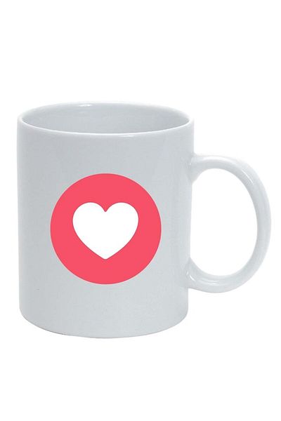 INOVATIX Personalized white mug, Love, white, D328, INOVATIX®. 330ml