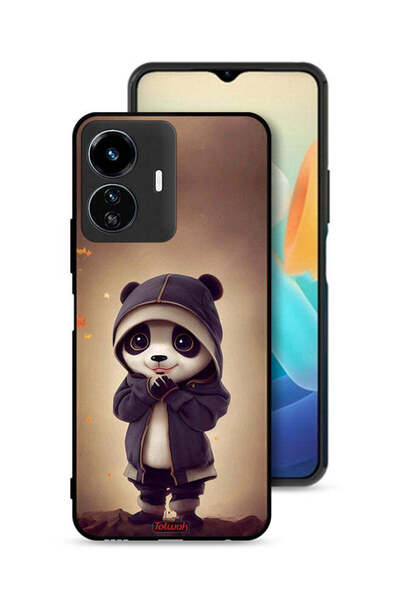Tolwak Vivo Y77 5G Protective Case Cover Cute Little Panda