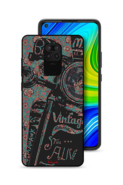 Tolwak غطاء حماية لهاتف شاومي ريدمي نوت 9 بتصميم دراجة نارية كلاسيكية