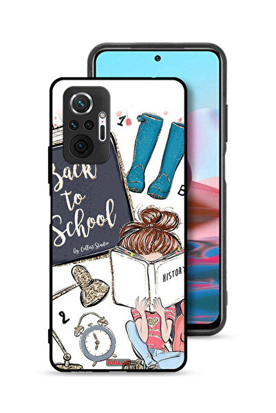 Tolwak غطاء حماية لهاتف شاومي ريدمي نوت 10 برو 4G، فتاة مدرسية تقرأ التاريخ