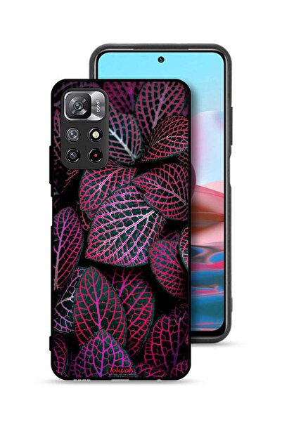 Tolwak غطاء حماية لهاتف شاومي ريدمي نوت 11S بنقشة أوراق سالجا