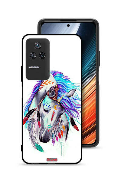 Tolwak Xiaomi Poco F4 Protective Case Cover Horse