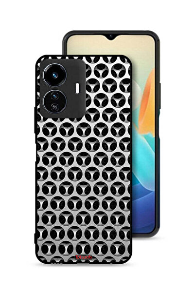Tolwak Vivo Y77 5G Protective Case Cover Horology Hands Pattern