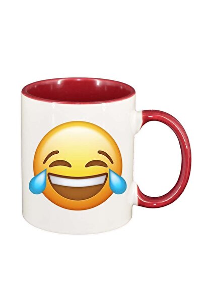 INOVATIX Cana alba personalizata, Emoji LOL, interior rosu, D33, INOVATIX®. 3...