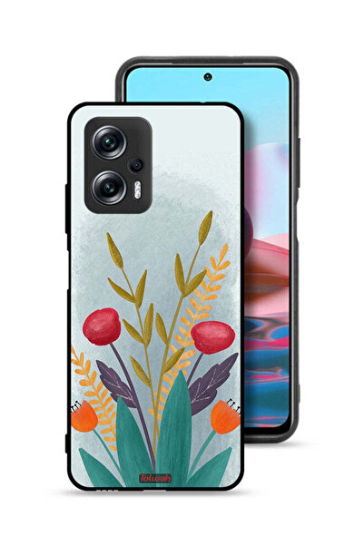 Tolwak غطاء حماية لهاتف شاومي ريدمي نوت 11T برو بلس 5G، رسم نباتي