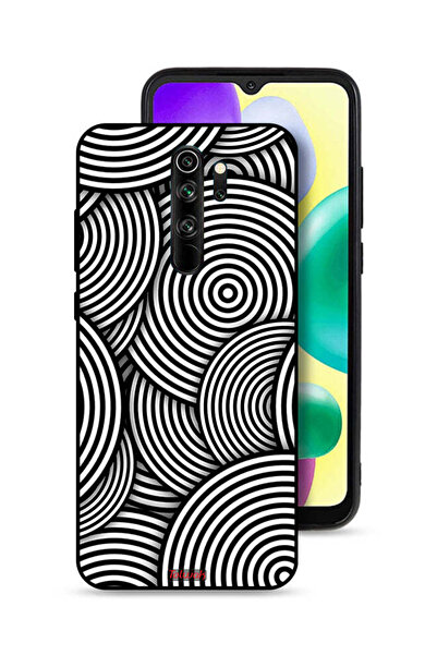 Tolwak غطاء حماية لهاتف شاومي ريدمي نوت 8 برو بنمط دوائر وهمية