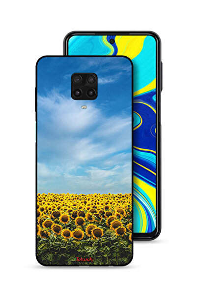 Tolwak غطاء حماية لهاتف شاومي ريدمي نوت 9S بطبعة عباد الشمس تحت السماء