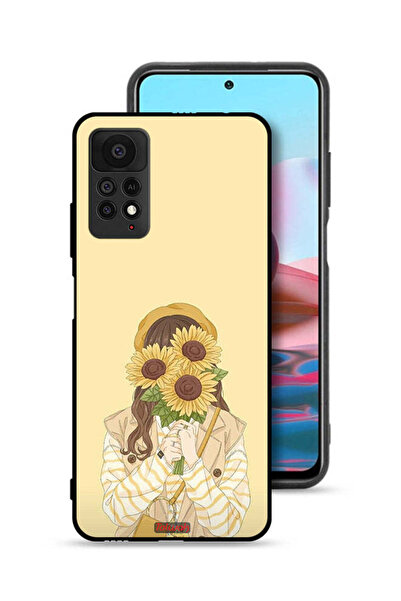 Tolwak غطاء حماية لهاتف شاومي ريدمي نوت 11 برو 5G بنقشة عباد الشمس