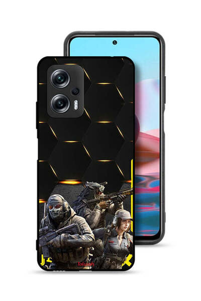 Tolwak غطاء حماية لهاتف شاومي ريدمي نوت 11T برو 5G بخلفية سايبربانك