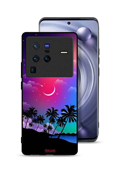 Tolwak Vivo X80 Pro Protective Case Cover Moon In Night Art