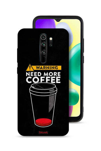 Tolwak Xiaomi Redmi Note 8 Pro Protective Case Cover Need More Coffee