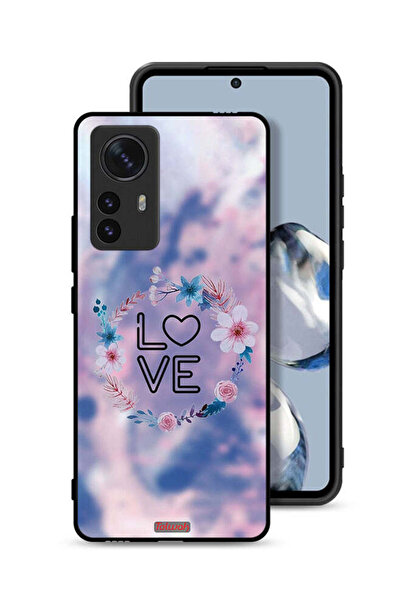 Tolwak غطاء حماية لهاتف شاومي 12 برسومات زهور الحب وخاتم فني