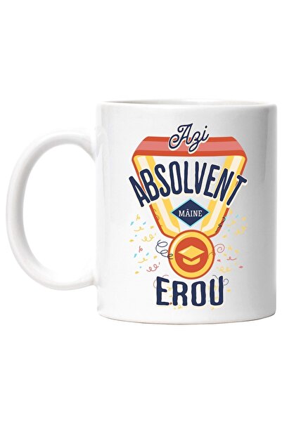 INOVATIX Εξατομικευμένη λευκή κούπα, Σήμερα απόφοιτος, αύριο ήρωας, Κολλέγιο,...