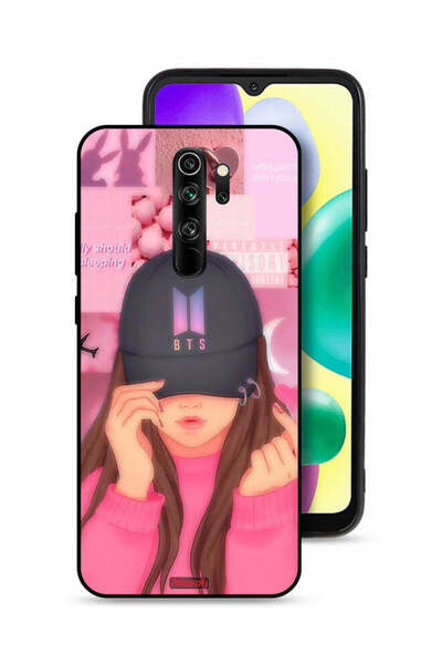 Tolwak غطاء حماية شاومي ريدمي نوت 8 برو بتصميم فتاة صغيرة