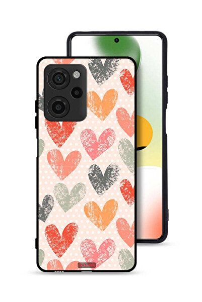 Tolwak غطاء حماية لهاتف شاومي بوكو X5 برو برسومات قلوب فنية