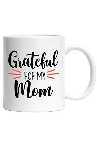 INOVATIX Personalized white mug, for a child grateful for the mother he has, INOVATIX®. 330ml