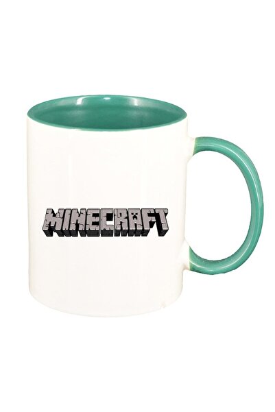 INOVATIX Cana alba personalizata, Minecraft, interior verde, D1469, INOVATIX®...