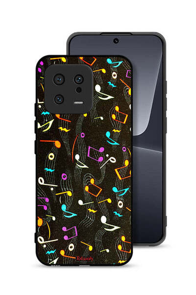 Tolwak غطاء حماية لهاتف Xiaomi 13 بنمط قماش موسيقي