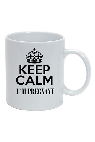 INOVATIX Personalized white mug, personalized Keep Calm, 68, INOVATIX®. 330ml