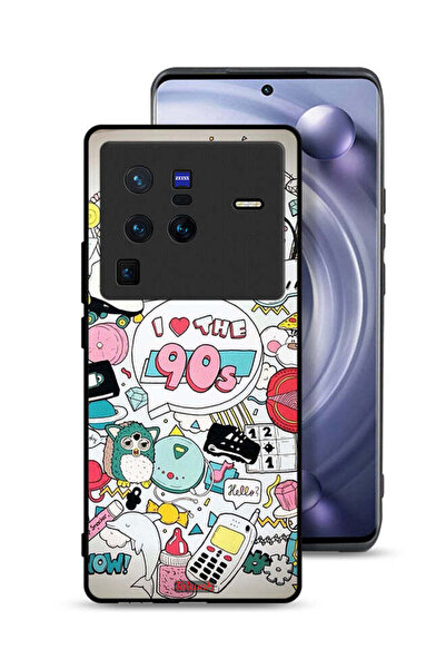 Tolwak غطاء حماية لهاتف Vivo X80 Pro - أحب التسعينيات