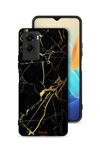 Tolwak غطاء حماية رخامي متصدع لهاتف Vivo Y55s 5G (2021)