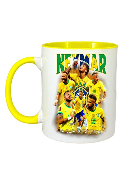 INOVATIX Cana Alba Personalizata, Neymar Best Brasil, Maner Si Interior Galbe...