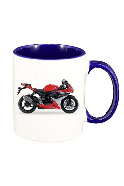 INOVATIX Personalized white mug, Motor, dark blue interior, D41, INOVATIX®. 330ml