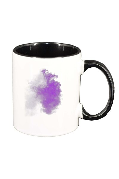 INOVATIX Cana alba personalizata, Colour, interior negru, D305, INOVATIX®. 330ml