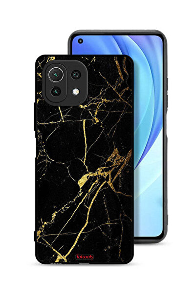 Tolwak غطاء حماية لهاتف شاومي مي 11 لايت - رخامي متصدع