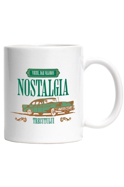 INOVATIX Cana alba personalizata, nostalgia trecutului vechi dar valoros masi...