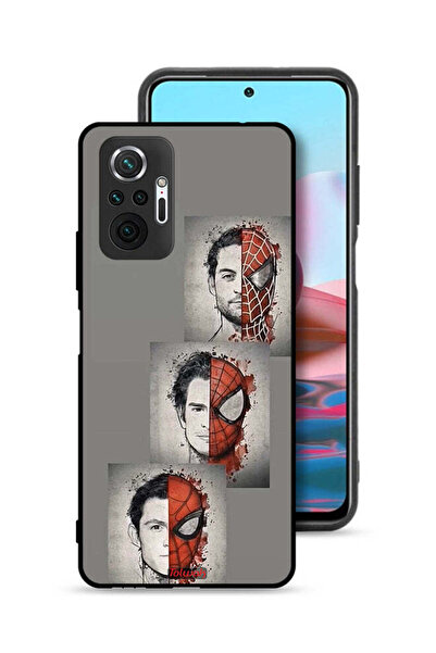 Tolwak غطاء حماية لهاتف شاومي ريدمي نوت 10 برو 4G برسومات سبايدر مان