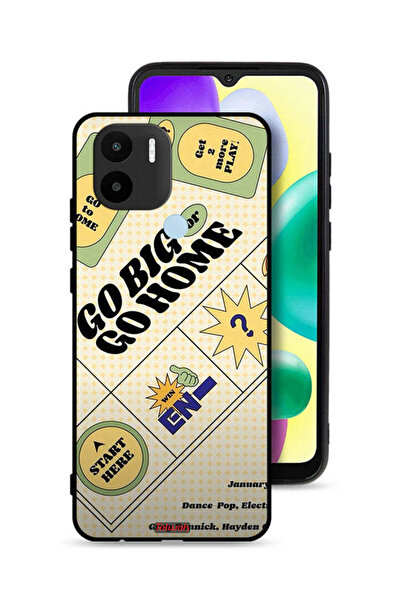 Tolwak Xiaomi Redmi A1 Plus Protective Case Cover Go Big Or Go Home