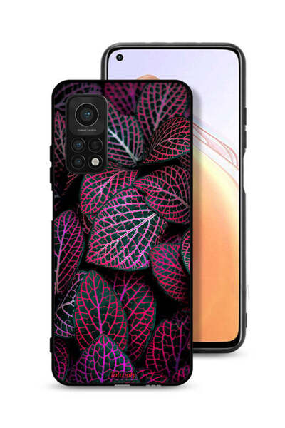 Tolwak غطاء حماية لهاتف شاومي مي 10 تي برو 5G بنقشة أوراق سالجا