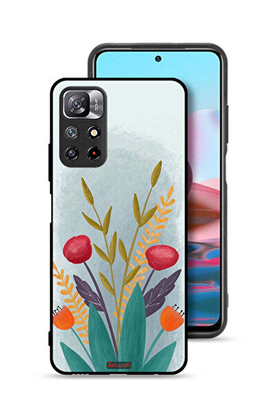 Tolwak غطاء حماية لهاتف شاومي ريدمي نوت 11 4G برسومات نباتية