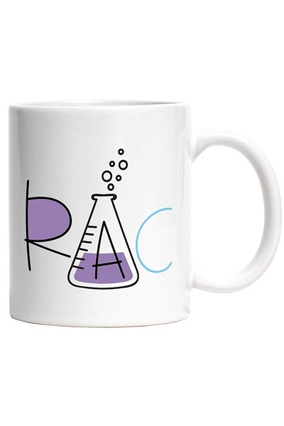 INOVATIX Personalized white mug, Name Cancer, and Funny Message, Curious, Sociable, Galagio, INOVATIX®. 330ml