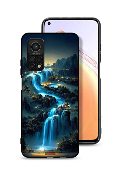 Tolwak غطاء حماية لهاتف Xiaomi Mi 10T 5G بتصميم شلال فني