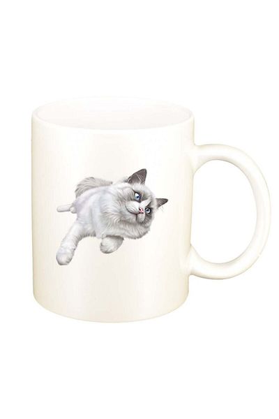 INOVATIX Personalized white mug, Cat, D422, INOVATIX®. 330ml