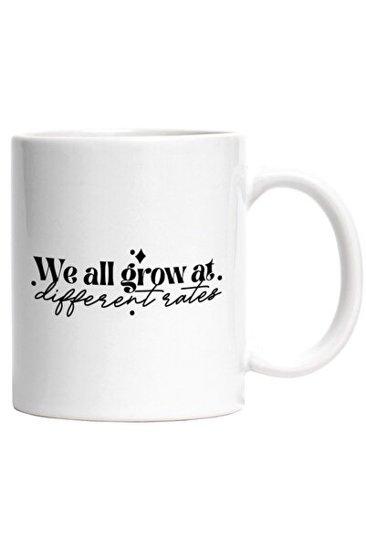 INOVATIX Εξατομικευμένη λευκή κούπα, Όλοι μεγαλώνουμε με διαφορετικούς ρυθμού...