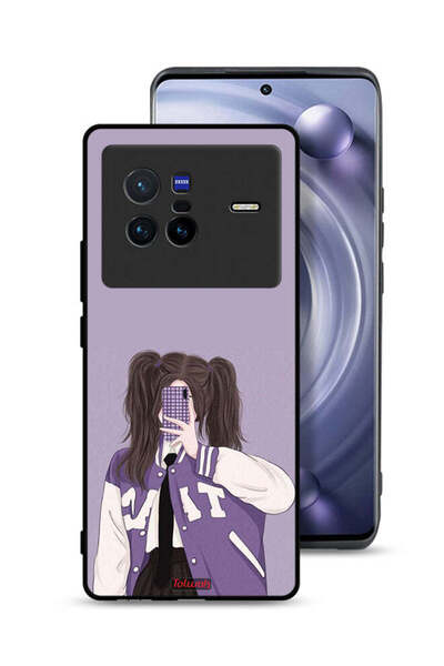 Tolwak غطاء حماية لهاتف Vivo X80 لالتقاط صور سيلفي