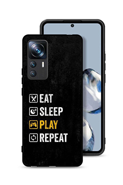 Tolwak غطاء حماية Xiaomi 12T Pro، تناول الطعام، النوم، اللعب، التكرار